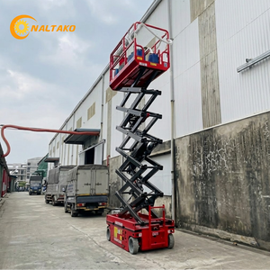 Plataforma Elevadora de Tijera Eléctrica de 300 kg y 14 m, 220 V, Remolcable, para Trabajos en Altura de 16 m, Proyecto de Astillero - Product Image 2