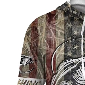 Logo personnalisé multi-positions imprimé par sublimation, 100% polyester, UPF 50, imperméable, coupe-vent, respirant, séchage rapide, pêche - Product Image 2