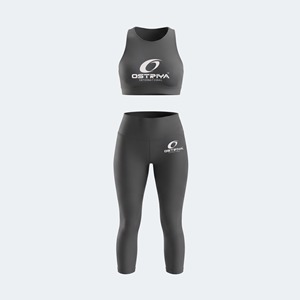 Ropa Deportiva al por Mayor para Gimnasio y Fitness, Conjunto de Yoga sin Costuras para Mujer, Colores Sólidos, Logotipo Personalizado, Secado Rápido - Product Image 3