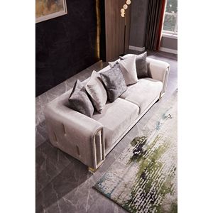 Moderno 2 pezzi Impreza soggiorno in Beige - Product Image 3