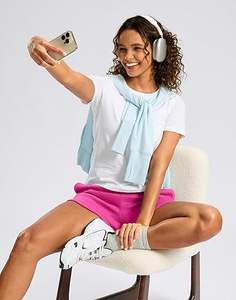 Shorts de Verano para Mujer, Transpirables, Cintura Elástica, Nuevo Diseño, Color Liso, Brillante, Algodón, Cintura Media - Product Image 1