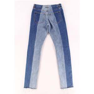 Jean en denim brut bleu foncé respirant et écologique de haute qualité pour homme, coupe droite classique, 14,8 oz, selvedge, idéal hiver et automne - Product Image 5