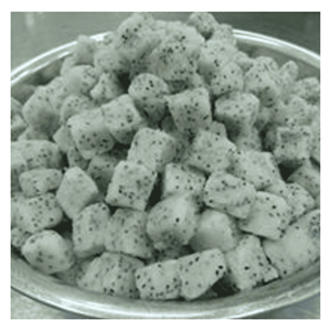 Fruits du dragon blanc surgelés IQF, issus de morceaux de fruits du dragon sélectionnés pour les bases de boissons et les recettes de pâtisserie, provenant du Vietnam. - Product Image 3