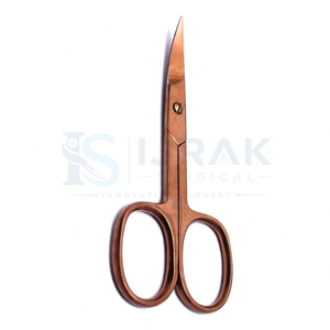 Tijeras de Manicura Quirúrgicas Ijrak, Acero Inoxidable, Hoja Recta, Cortacutículas Afilado, Orificio Redondo, Para Diestros, Duraderas, Uso Adulto - Product Image 1