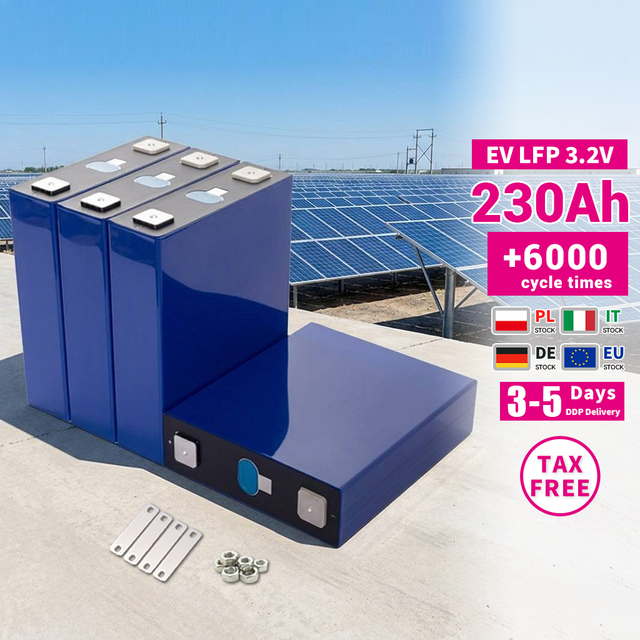 LF230 Grade a 3.2V 230Ah LiFePO4 100Ah 280Ah 300Ah 314Ah 340Ah Prismatic Battery Cell 6000+ Cycles for Solar ESS Home Storage