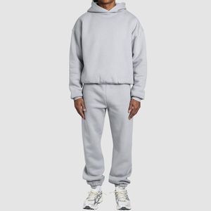 Survêtement Homme 2026 Personnalisé : Sweat à Capuche Épais et Pantalon de Survêtement Ample Vintage en Polyester Coton de Haute Qualité - Product Image 6