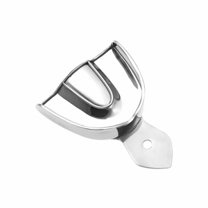 Lot de plateaux d'empreinte dentaire professionnels en acier inoxydable de haute qualité, sur mesure, pour empreintes dentaires - Product Image 1