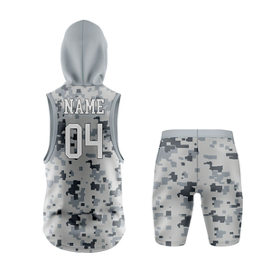 Uniformes de Fútbol 7v7 al por Mayor para Jóvenes, Conjunto de Uniforme Completamente Sublimado, Sudaderas con Capucha y Pantalones Cortos de Compresión, Ropa Deportiva, Uniformes 7 contra 7 - Product Image 6