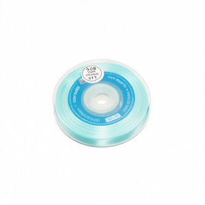 Nastro in Raso Ilan 0,6cm 25Y Blu Piscina D09 - Product Image 1