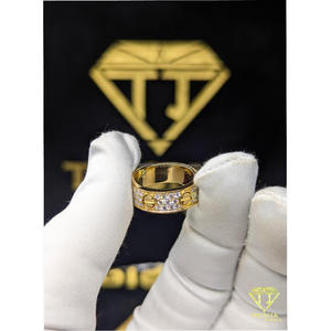 <b>Men</b> VVS Moissanite Diamond <b>Ring</b> 925 Sterling Silver Iced Out Bling Luxury Hip Hop Jewelry By Trisha Jewels - Product Image 6