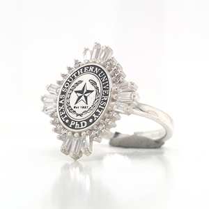 Anillo Escolar BOJ 085, Anillo Universitario y de Colegio, Anillo de Graduación para Mujer, Anillo Personalizado con Año de Graduación, Anillo en Oferta a Bajo Precio - Product Image 4