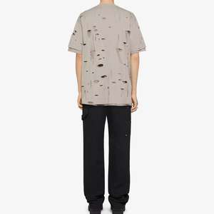 Camiseta Vintage para Hombre, Estilo Casual, Desgastada, Manga Corta, 100% Algodón Tejido, Ecológica, Transpirable, Personalizable - Product Image 2