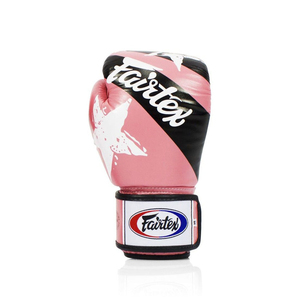 Gants de boxe Fair tex roses en cuir avec fermeture Velcro, respirants, pour entraînement et sparring adulte, design personnalisé, logo, fabrication artisanale - Product Image 4