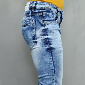 Best Selling Premium Quality Gex <b>Men</b> Mid Rise Regular Fit Streachable Light Blue <b>Jeans</b> For <b>Men's</b> - Product Image 3