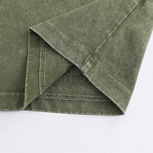 Service OEM – T-shirts légers pour hommes effet délavé – T-shirts slim fit pour hommes effet délavé, très tendance - Product Image 6