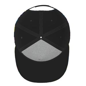 Gorra de Béisbol Unisex de 6 Paneles, Color Sólido, Malla Transpirable, Visera Plana, Informal para Exteriores, Primavera/Verano, para Adultos - Product Image 5