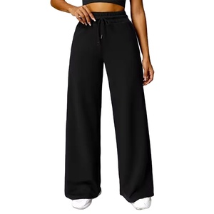 High Quality Summer Women's Flared <b>Pants</b> Straights Wide Leg Casual Loose Style Flared <b>Pants</b> 100% Cotton Flared <b>Pants</b> - Product Image 1