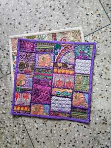 Custom Handmade Cotton Khambadia Patchwork Cushion <b>Cover</b> Traditional <b>Pillow</b> <b>Cover</b> Manufacturer For Private Label Wholesale - Product Image 2