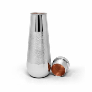 Nueva Botella de Agua de Cobre con Diseño de Hojas, Portátil, para Viajes, con Tapas de Diseño Oriental - Product Image 5