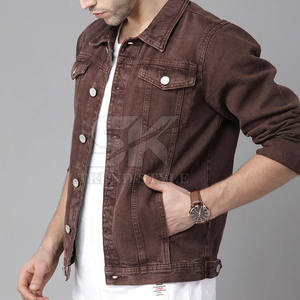 Chaqueta de Mezclilla Lisa para Hombre, Estilo Casual, Color Sólido, Moda Urbana, Nueva Colección 2026, Chaqueta de Invierno Cómoda para Hombre - Product Image 2