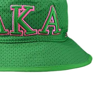 Green Embroidered Bucket <b>Hat</b> 58 CM Fashion Outdoor <b>Cap</b> Casual Sun <b>Hat</b> Stylish Headwear Unisex Cotton <b>Hat</b> Summer Accessory Gift - Product Image 4