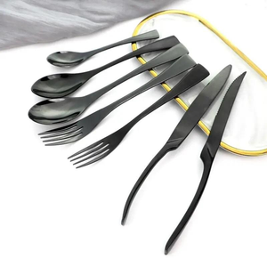 Offre Spéciale – Ensemble de Couverts de Luxe en Métal Royal Réutilisable, Plaqué Argent PVD, Cuillère, Fourchette et Couteau en Acier Inoxydable - Product Image 5