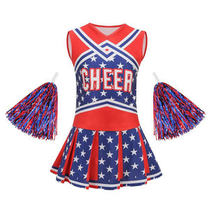 ชุดยูนิฟอร์มเชียร์ลีดเดอร์เด็กผู้หญิงสั่งทำจากซัพพลายเออร์ปากีสถาน ขายส่งแบบกำหนดเอง คุณภาพสูง พร้อมจำหน่าย - Product Image 1