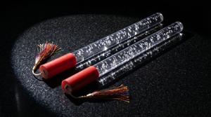 Trendy <b>LED</b> Acrylic Lightweight Dandiya Stick Set Eye-Catching Bubble Effect Multicolor Glow AKSHARAM INNOVATIONS Reusable Safe - Product Image 1