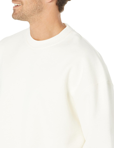 Ensemble de sweat-shirt à col rond pour homme, couleur unie, pantalon de jogging en molleton, 2 pièces, tenue d'automne, style décontracté - Product Image 4