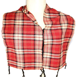 Summer Twill Check Long Neck Scarf 100% Cotton Square Style Lightweight Breathable Soft Fashion <b>Wrap</b> Shawl Casual Travel <b>Beach</b> - Product Image 1