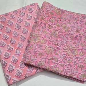 Tissu en coton authentique imprimé à la main de Jaipur – Textile indien naturel, doux et respirant - Product Image 2