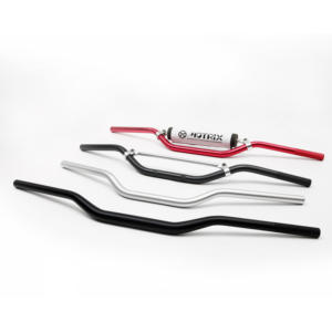 Pinces de guidon en alliage de moto avec pièces de moto bleues polies et anodisées - Product Image 2