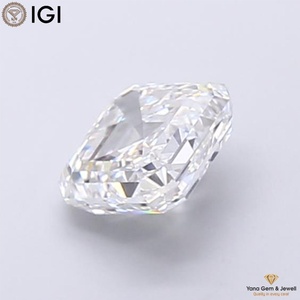 Diamant de laboratoire CVD taille Asscher, couleur D, clarté VS1, 2,00 carats, avec certificat IGI, pour bijoux de mariage et centre de table - Product Image 6