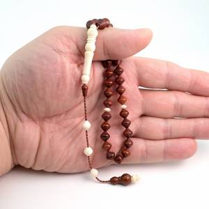 Artisan Bone Tasbih Mala Handmade Power Rosary Prayer Beads Trendy Unisex <b>Gift</b> for Daily Meditation and Worship Islam Tradebyd - Product Image 1