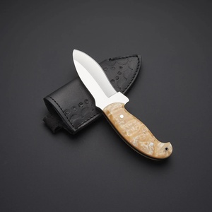 Couteau de chasse à lame fixe Skinner en acier inoxydable, manche en résine, pleine longueur de lame, utilitaire pour l'extérieur, ODM OEM, vente en gros, camping, bushcraft - Product Image 1