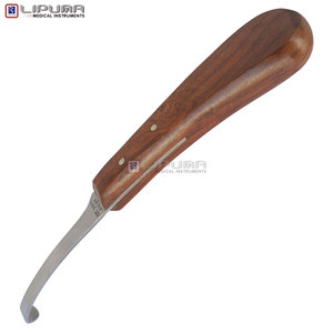 Cuchillo para Pezuñas de Caballos LIPUMA EDGELINE, Herramienta de Herrador, Hoja Estrecha de 22 cm, Acero Inoxidable Quirúrgico Veterinario, Cortador para Recortar Pezuñas de Caballos - Product Image 5