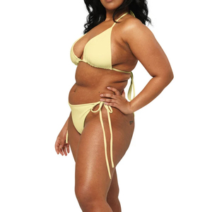 Bikini sexy personnalisable 2 pièces imprimé à bretelles pour femme, maillot de bain de plage - Product Image 3