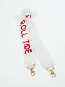 Moda DAWGS correa de bolso con cuentas Rojas ajustable bordado hecho a mano bandolera correa de hombro accesorio deportivo universitario de moda - Product Image 6