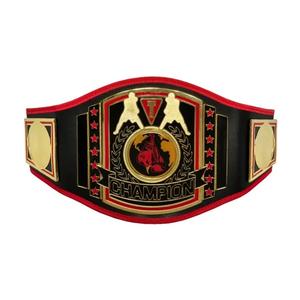 Ceinture de championnat en cuir blanc avec design couronne royale pour Taekwondo, MMA, lutte, boxe - Récompense sportive personnalisée avec plaques 3D - Product Image 4