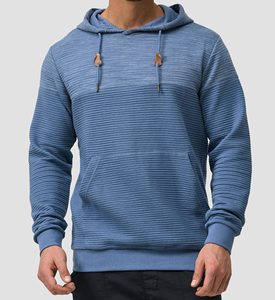 Sweat à capuche zippé pour homme, doublure polaire, mélange de coton, fermeture éclair intégrale, coupe oversize, respirant, veste d'hiver, vêtements de sport décontractés, confortable et durable - Product Image 6