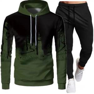 Nouveau sweat à capuche d'hiver sportif pour homme, avec logo de marque personnalisé, en molleton 100% coton et impression personnalisée - Product Image 1