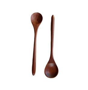 Cuchara de servir de madera con mango largo, superventas 2026, precio competitivo, logotipo personalizado para utensilios de cocina antiadherentes, cocina y hogar - Product Image 3