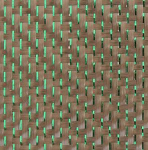 Tissu en fibre de carbone à paillettes vertes - Product Image 1