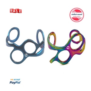 กรรไกรตัดผมสำหรับช่างตัดผม,กำไลข้อมือทำผมหลายสีรุ้งไทเทเนียมเครื่องประดับสำหรับช่างตัดผม - Product Image 5