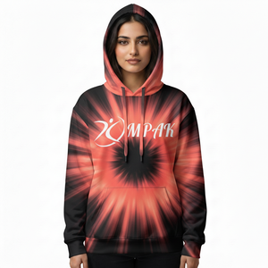 Sweat à capuche unisexe oversize élégant et décontracté pour l'hiver, avec design brodé et imprimé, idéal pour le style streetwear quotidien - Product Image 1