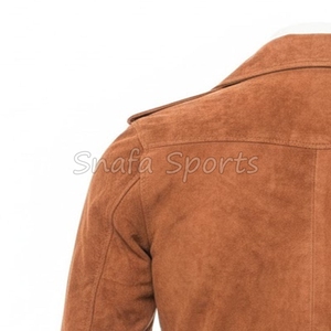 Men's Leather Fashionable Jacket Men's Motorcycle Jacket Quality Winter Leather Jacket For Sale In Wholesale Price - Product Image 6