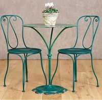 Meubles d'extérieur en métal durables et résistants, respectueux de l'environnement, finition résistante à la rouille, design moderne pour jardin, pelouse, balcon, terrasse
