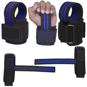 High Quality Customized Color Power <b>Straps</b> Padded Fitness Wrist Support Cotton <b>Lifting</b> <b>Straps</b> <b>for</b> Bodybuilding Gym Power <b>Straps</b> - Product Image 4