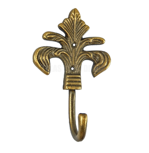 Patère murale en laiton de haute qualité pour manteaux, vente en gros, décoration chambre et salon - Product Image 1