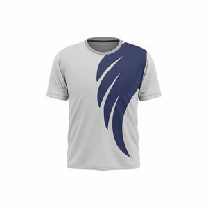 T-shirts de sport personnalisés 100 % polyester tricoté, respirants, séchage rapide, écologiques, col rond, mode masculine, fabricant OEM ODM - Product Image 6